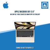 APPLE MACBOOK AIR 13.6" M4 CHIP 8C/16GB/256GB SSD (MW0Y3PP/A) | BEST FOR FREELANCERS LAPTOP