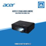 ACER X1126AH 4000 LUMENS SVGA PROJECTOR (HDMI, VGA)