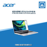 ACER ASPIRE LITE AL15-41P-R51N R7-5700U/16GB/512GB NVME/15.6/W11H/OFC24H+365BASIC (SLV) | BEST FOR STUDENTS LAPTOP|