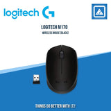 LOGITECH M170 WIRELESS MOUSE (BLACK)