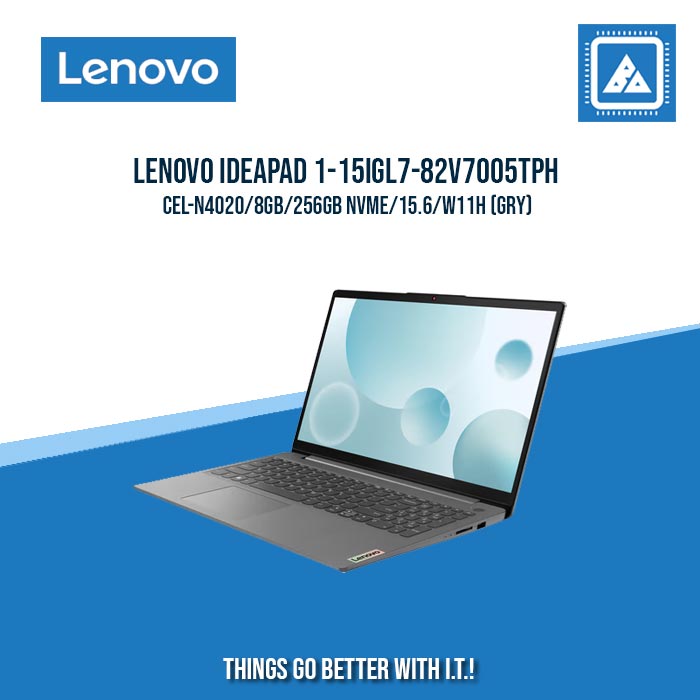 LENOVO IDEAPAD 1-15IGL7-82V7005TPH CEL-N4020/8GB/256GB NVME | BEST FOR STUDENTS LAPTOP