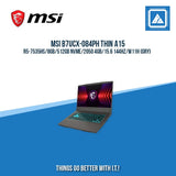 MSI B7UCX-084PH THIN A15 R5-7535HS/8GB/512GB NVME/2050 4GB | BEST FOR GAMING LAPTOP