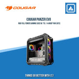 COUGAR PANZER EVO RGB BLACK ATX FULL TOWER RGB LED GAMING CASE WITH REMOTE