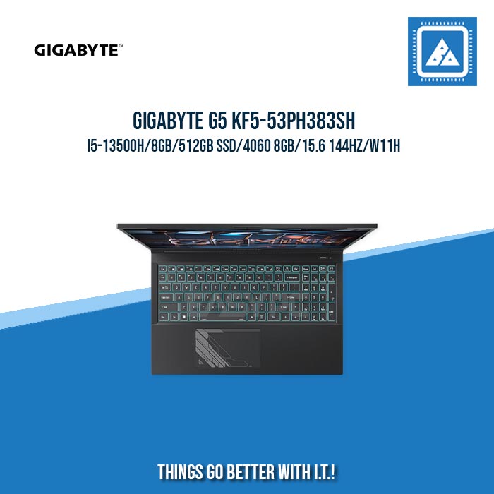 GIGABYTE G5 KF5-53PH383SH I5-13500H/8GB/512GB SSD/4060 8GB | BEST FOR GAMING AND AUTOCAD LAPTOP