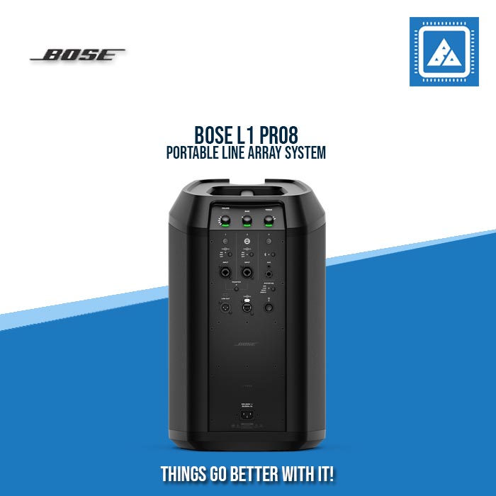 Bose L1 Pro8 - Portable PA System, Portable Line Array Speaker with Integrated Bluetooth, Built-in Mixer and Wireless App Control