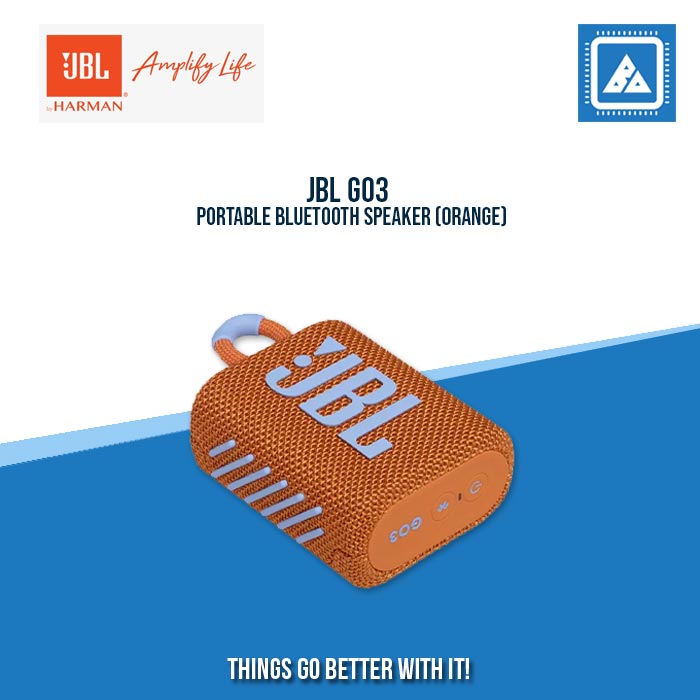 JBL GO3 PORTABLE BLUETOOTH SPEAKERS – BlueArm Computer Store