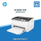 HP LASERJET 107W MONO PRINTER (4ZB78A)