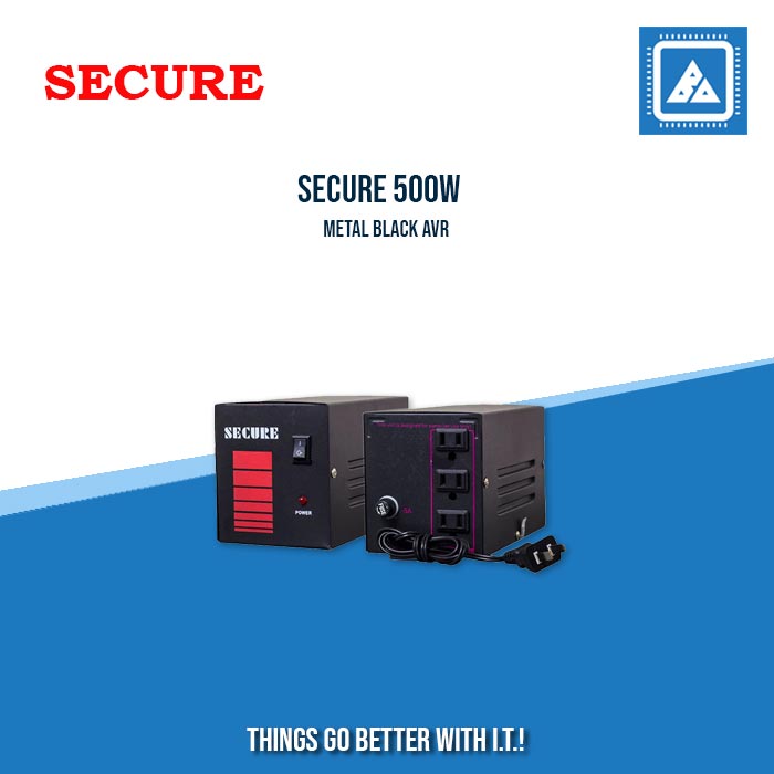 Secure Avr Review SECURE 500W METAL BLACK AVR – BlueArm Computer Store