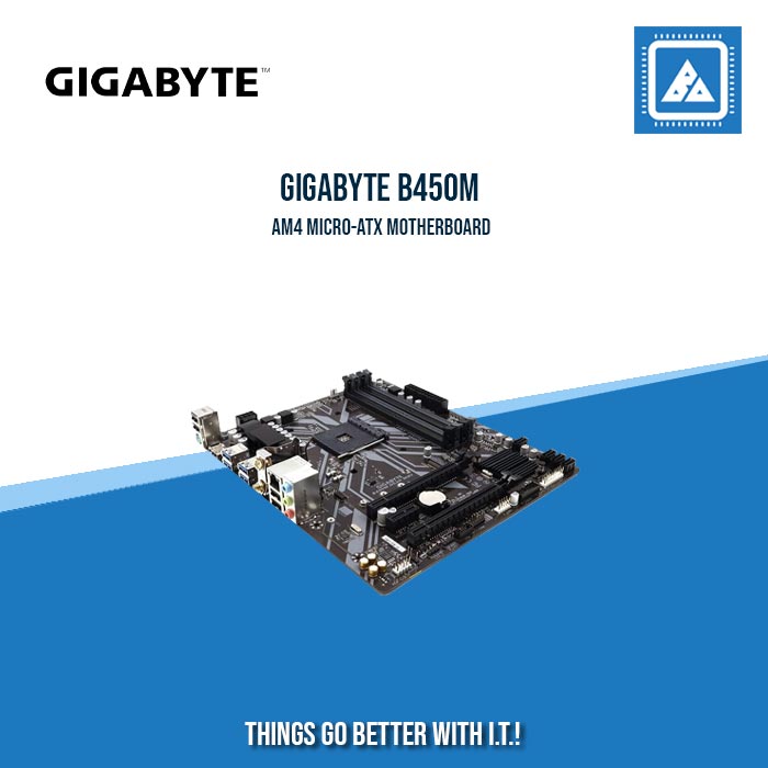 GIGABYTE B450M DS3H AM4 MICRO-ATX MOTHERBOARD