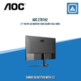 AOC 27B1H2 27" FHD IPS LED MONITOR 100HZ WLMNT (VGA, HDMI)