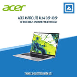 ACER ASPIRE LITE AL14-32P-392P I3-N355/8GB/512GB NVME | BEST FOR STUDENTS LAPTOP