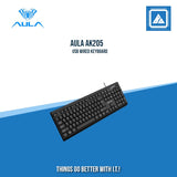 AULA AK205 USB WIRED KEYBOARD
