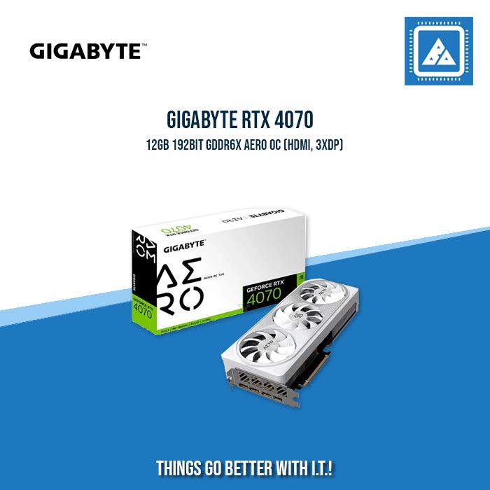 GIGABYTE RTX 4070 12GB 192BIT GDDR6X AERO OC (HDMI, 3XDP)