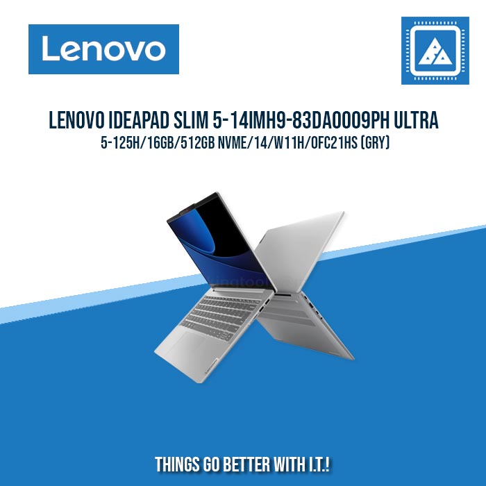 LENOVO IDEAPAD SLIM 5-14IMH9-83DA0009PH ULTRA 5-125H/16GB/512GB NVME | BEST FOR STUDENTS AND FREELANCERS LAPTOP