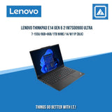 LENOVO THINKPAD E14 GEN 6 21M7S00900 ULTRA 7-155U/8GB+8GB/1TB NVME/14/W11P (BLK) /FREELANCER LAPTOPS/
