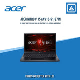 ACER NITRO V 15 ANV15-51-97JN I9-13900H/16GB/512GB NVME/4060 8GB/15.6 165HZ/W11H/OFC24HS+365BASIC (BLK) |BEST FOR GAMINGS LAPTOP