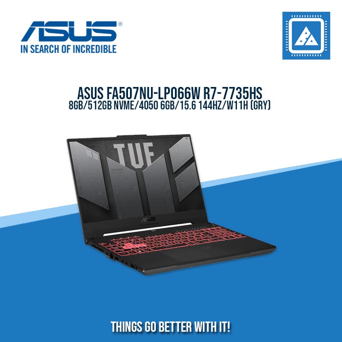 ASUS FA507NU-LP066W R7-7735HS Best for Autocad and Gaming Laptop