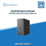 FARA R1 BLACK | WHITE ATXMID-TOWER CASE WITH TEMPERED GLASS WINDOW