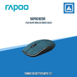 RAPOO M200 PLUS SILENT WIRELESS MOUSE (BLUE)