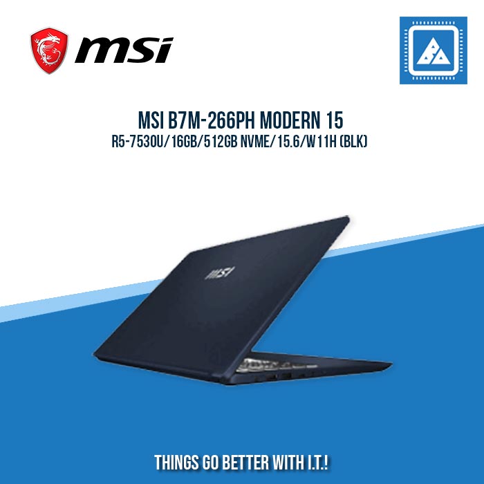 MSI B7M-266PH MODERN 15 R5-7530U/16GB/512GB NVME | BEST FOR STUDENTS AND FREELANCERS LAPTOP