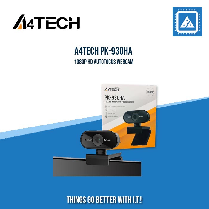 A4TECH PK-930HA 1080P HD AUTOFOCUS WEBCAM