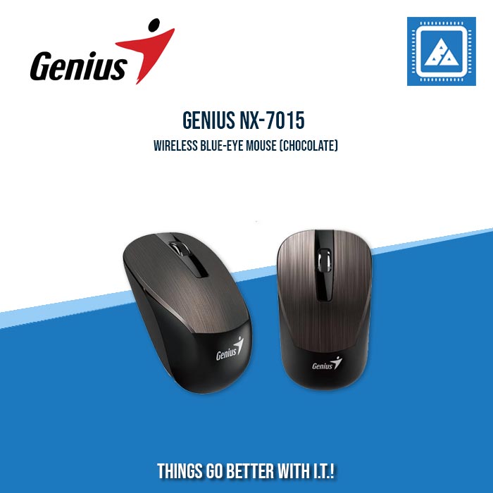 GENIUS NX-7015 WIRELESS BLUE-EYE MOUSE /CHOCOLATE/GRAY/ROSY BROWN