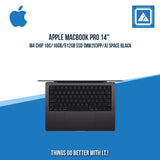APPLE MACBOOK PRO 14" M4 CHIP 10C/16GB/512GB SSD (MW2U3PP/A) | BEST FOR FREELANCERS LAPTOP