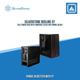SILVERSTONE REDLINE 07  FULL TOWER CASE WITH TEMPERED  GLASS SIDE PANNEL BLACK|WHITE