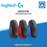 LOGITECH M190 WIRELESS MOUSE (BLACK | BLUE| RED)