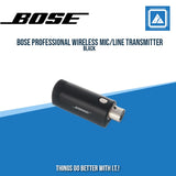 BOSE PROFESSIONAL WIRELESS MICLINE TRANSMITTER - BLACK
