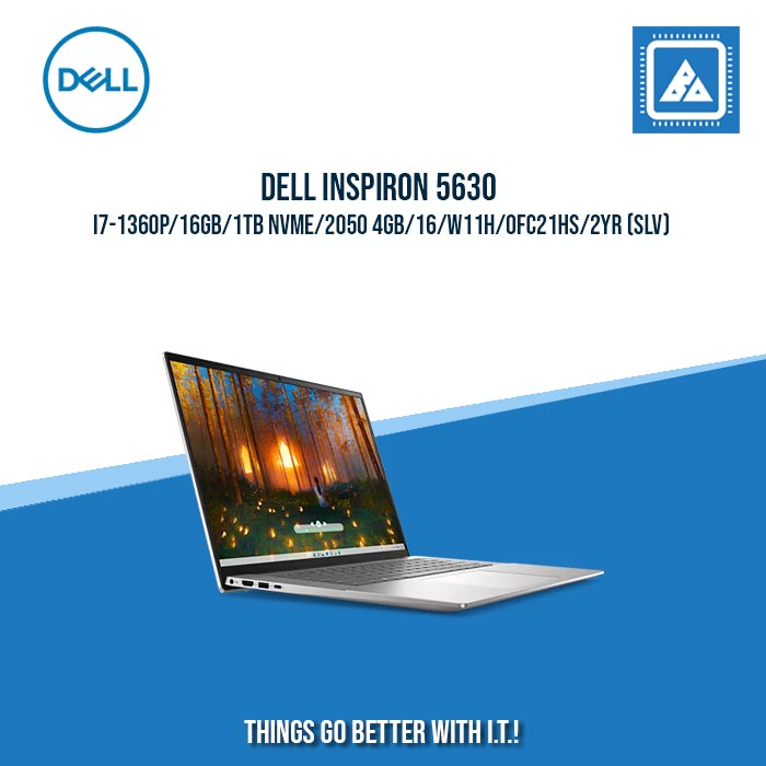 DELL INSPIRON 5630 I7-1360P/16GB/1TB NVME/2050 4GB | BEST FOR GAMING AND RENDERING LAPTOP