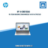 HP 14-EM0105AU R5-7520U/8GB DDR5/256GB NVMeSSD | BEST FOR STUDENT AND FREELANCERS LAPTOP