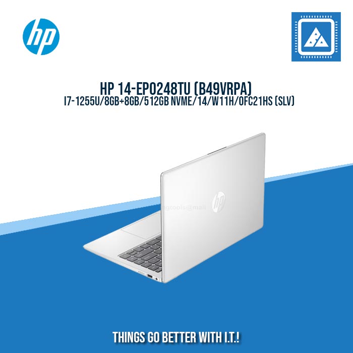 HP 14-EP0248TU (B49VRPA) I7-1255U/8GB+8GB/512GB NVME/14/W11H/ BEST FOR FREELANCERS LAPTOP