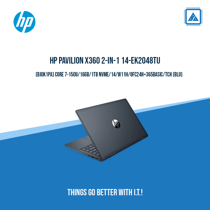 HP PAVILION X360 2-IN-1 14-EK2048TU (BJ0K1PA) CORE 7-150U | BEST FOR STUDENTS & CREATOR