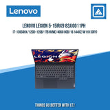 LENOVO LEGION 5-15IRX9 83JJ0011PH I7-13650HX/12GB+12GB/1TB NVME/4060 8GB | BEST FOR GAMING AND EDITING LAPTOP