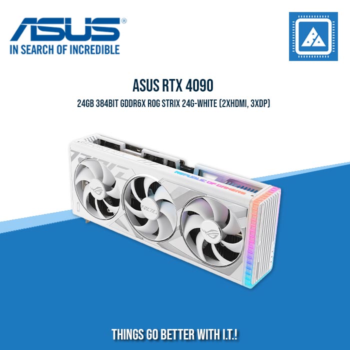 ASUS RTX 4090 24GB 384BIT GDDR6X ROG STRIX 24G-WHITE (2XHDMI, 3XDP)
