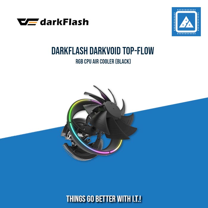 DARKFLASH DARKVOID TOP-FLOW RGB CPU COOLER (BLACK)