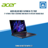 ACER HELIOS NEO 16 PHN16-72-70SF I7-14700HX/16GB/512GB NVME/4060 8GB | BEST FOR GAMING AND RENDERING LAPTOP