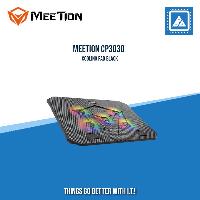 MEETION CP3030 COOLING PAD BLACK
