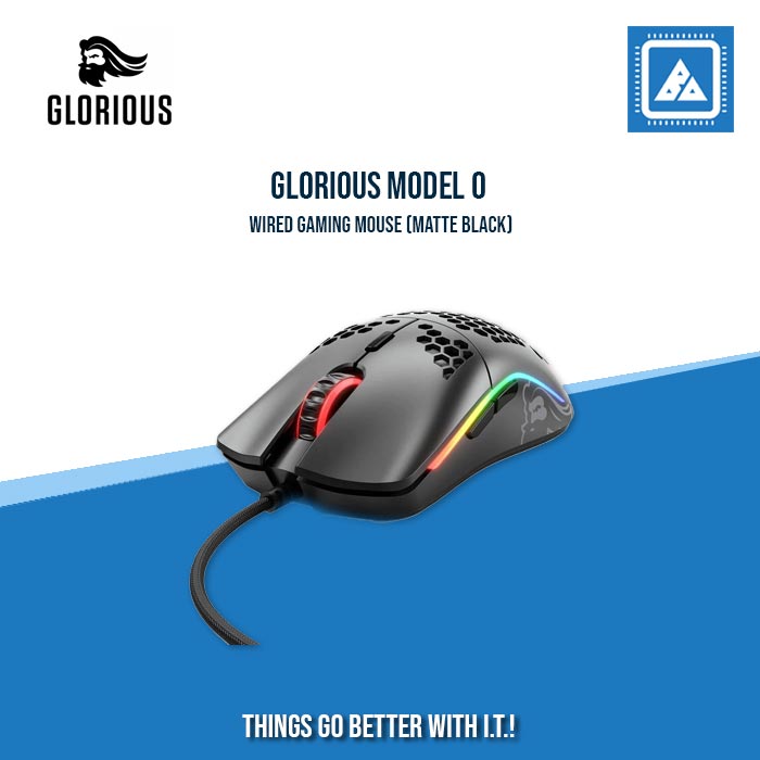 GLORIOUS MODEL O GAMING MOUSE (MATTE BLACK/MATTE WHITE)