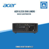 ACER XL2220 3500 LUMENS XGA DLP LASER PROJECTOR