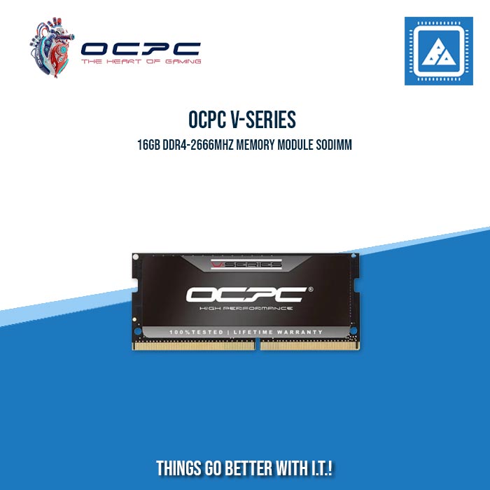 OCPC V-SERIES 16GB DDR4-2666MHZ MEMORY MODULE SODIMM