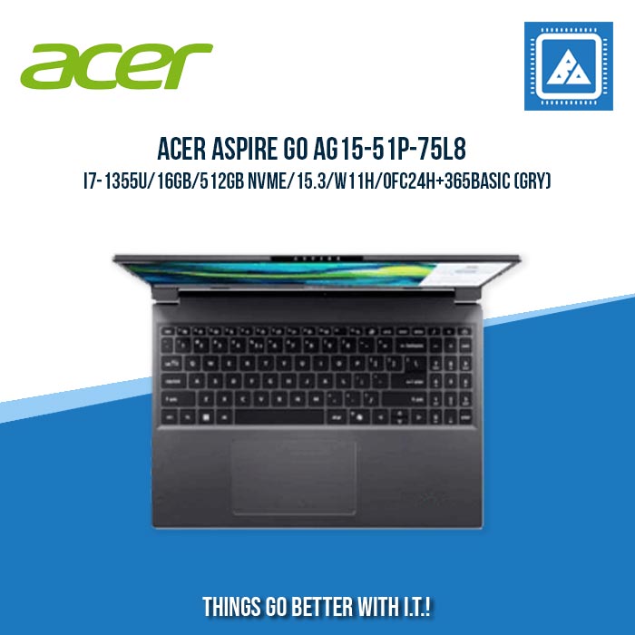 ACER ASPIRE GO AG15-51P-75L8 I7-1355U/16GB/512GB NVME | BEST FOR FREELANCERS LAPTOP