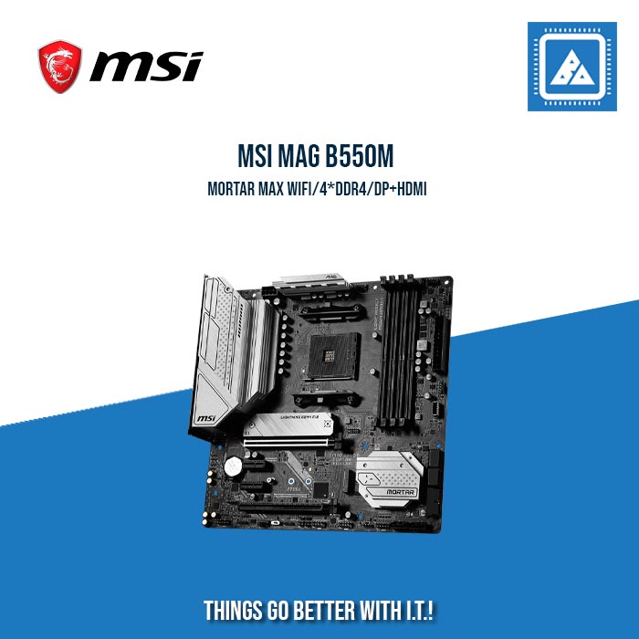 MSI MAG B550M MORTAR MAX WIFI/4*DDR4/DP+HDMI