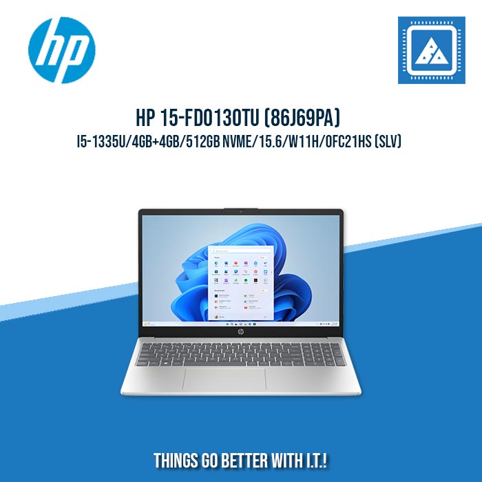 HP 15-FD0130TU (86J69PA) I5-1335U/4GB+4GB/512GB NVME | BEST FOR STUDENTS LAPTOP