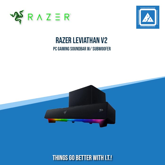 RAZER LEVIATHAN V2 PC GAMING SOUNDBAR W/ SUBWOOFER