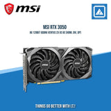 MSI RTX 3050 8G 128BIT GDDR6 VENTUS 2X XS OC (HDMI, DVI, DP)