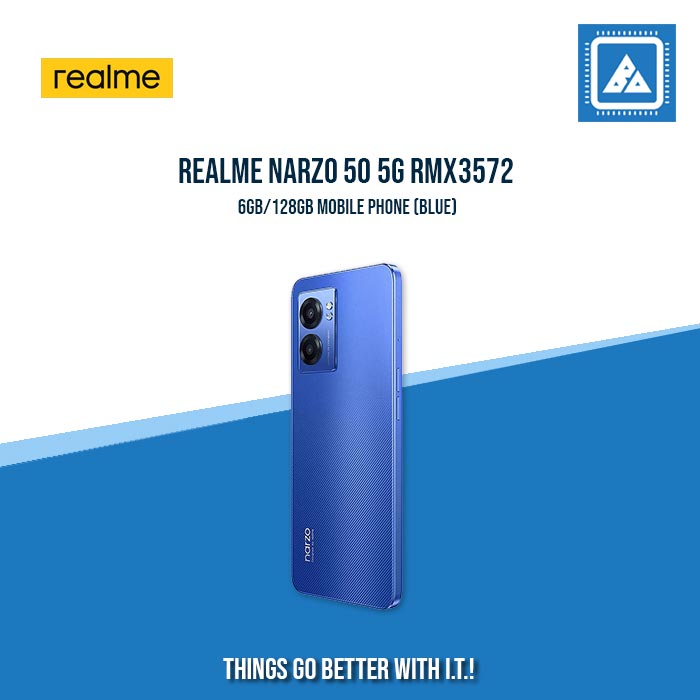 REALME NARZO 50 5G RMX3572 6GB/128GB MOBILE PHONE (BLUE)