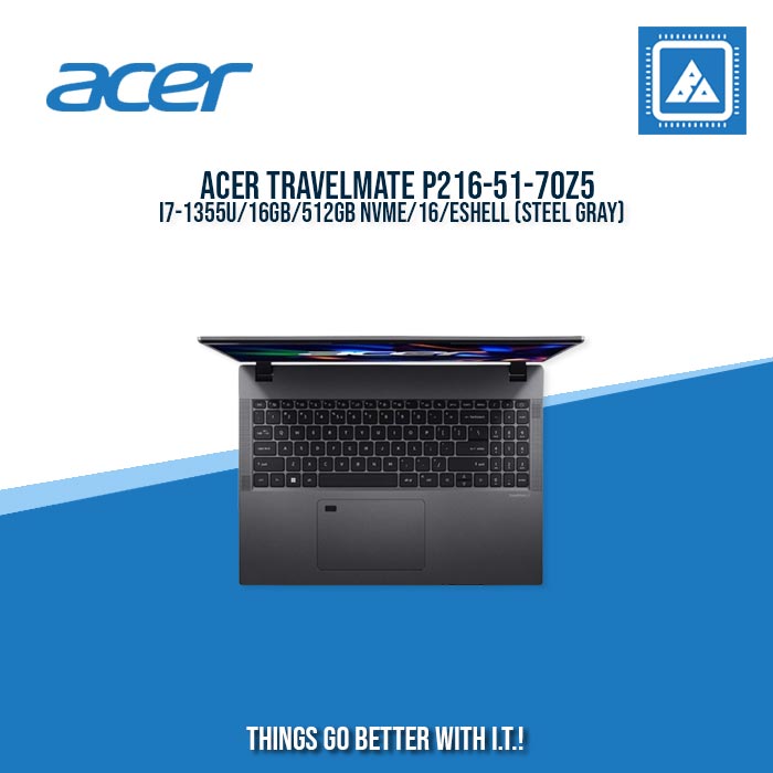 ACER TRAVELMATE P216-51-70Z5 I7-1355U/16GB/512GB NVME | BEST FOR FREELANCERS LAPTOP