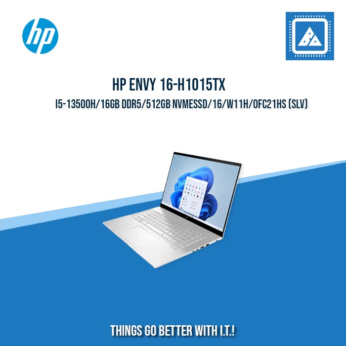 HP ENVY 16-H1015TX i5-13500H/16GB DDR5/512GB NVMeSSD/ BEST FOR STUDENTS AND FREELANCERS LAPTOP